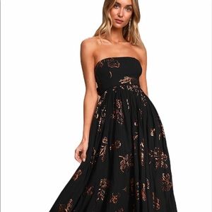 Free People Baja Midi Dress